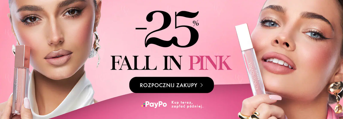 FALL IN PINK — 25% rabatu na kosmetyki Konturovnia Beauty